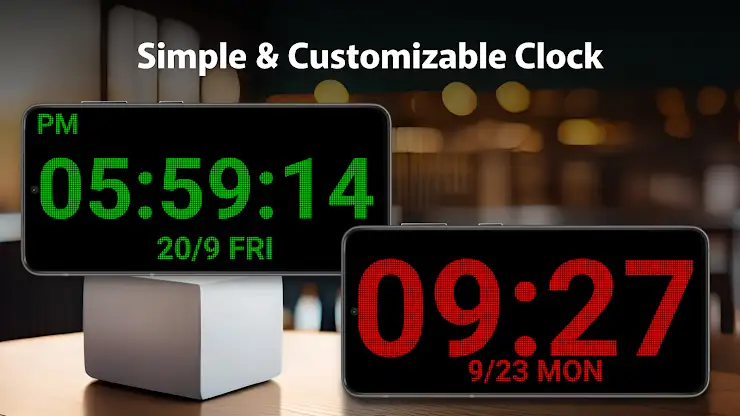 LED Digital Clock: Table Clock screenshot 1