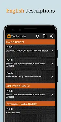 OBD2 Car Scanner - EOBD Facile screenshot 5