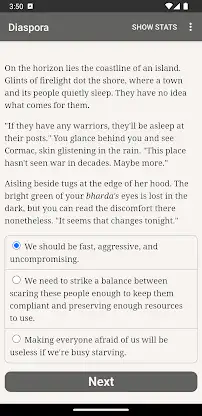 Diaspora screenshot 1