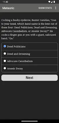 Meteoric screenshot 2