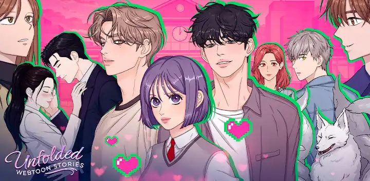 Unfolded: Webtoon Stories — Android game banner