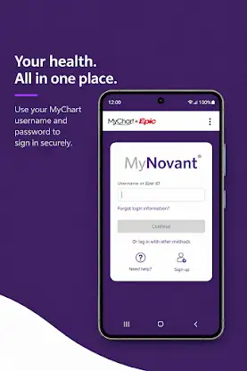 MyNovant screenshot 2