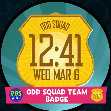 Odd Squad: Badge Watch Face screenshot 1