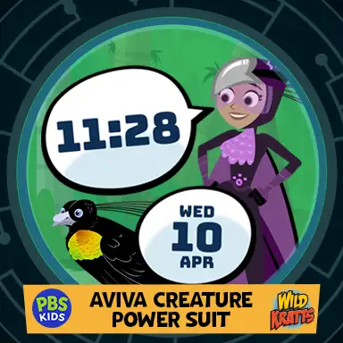 Wild Kratts: Aviva Watch Face screenshot 1