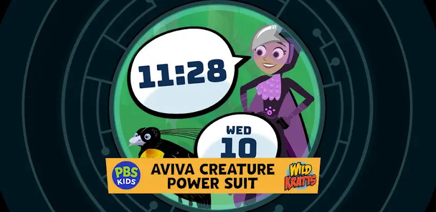 Wild Kratts: Aviva Watch Face screenshot 2