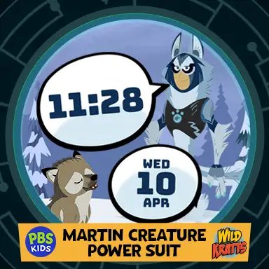 Wild Kratts: Martin Watch Face screenshot 1