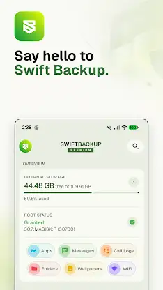 Swift Backup screenshot 1