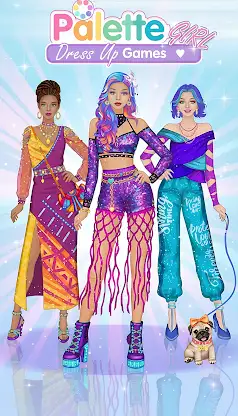 Palette Girl - Dress Up Games screenshot 1