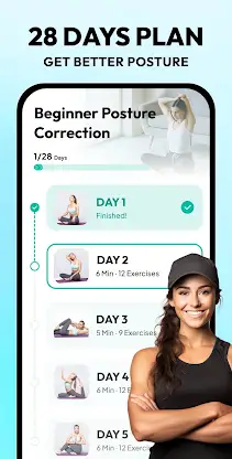 Perfect Posture - Back Workout screenshot 2