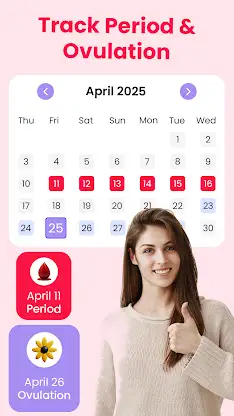 Ovulation Cycle Period Tracker screenshot 3