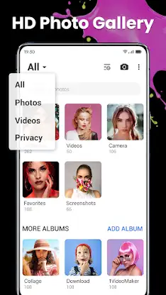 Gallery - Photo Vault, Album screenshot 1