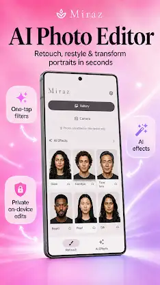 Miraz: Face & Photo Editor screenshot 2