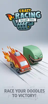Crazy Racing: Doodle Dash screenshot 1