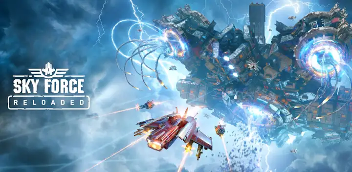 Sky Force Reloaded — Android game banner