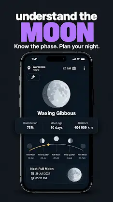 Moon Phases & Lunar Calendar screenshot 1