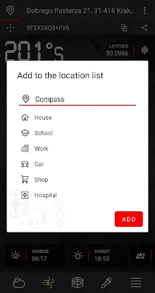Perfect Compass (with weather) screenshot 3