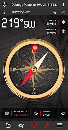 Perfect Compass (with weather) screenshot 2