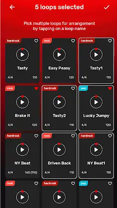 Drum Loops - Rock Beats screenshot 2