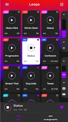 Drum Loops for Guitar screenshot 1