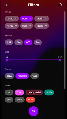 Drum Loops for Guitar screenshot 2