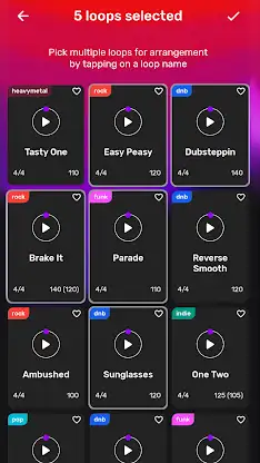 Drum Loops for Guitar screenshot 3