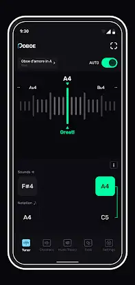 Perfect Oboe Tuner screenshot 2