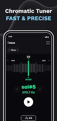 Perfect Oboe Tuner screenshot 3