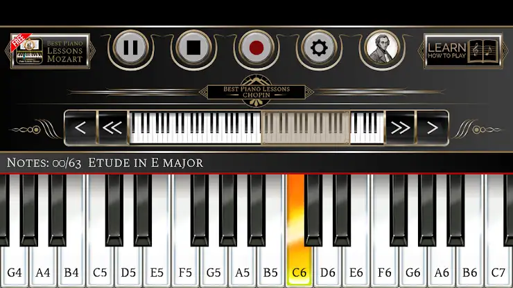 Piano Lessons Chopin screenshot 2