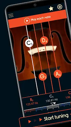 Master Viola Tuner screenshot 1