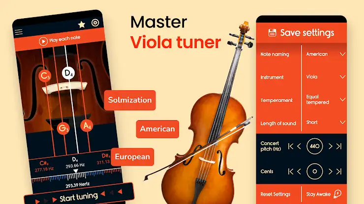 Master Viola Tuner screenshot 7