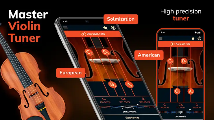 Master Violin Tuner screenshot 1