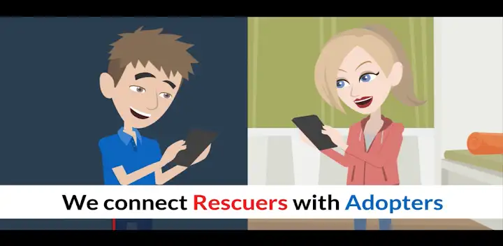 Adopt Pet or Post for Adoption — Android app banner