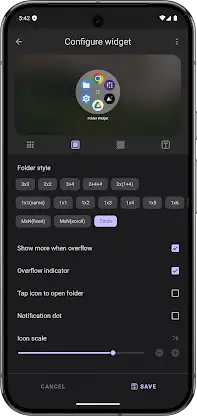 Folder Widget - Large Folders screenshot 3