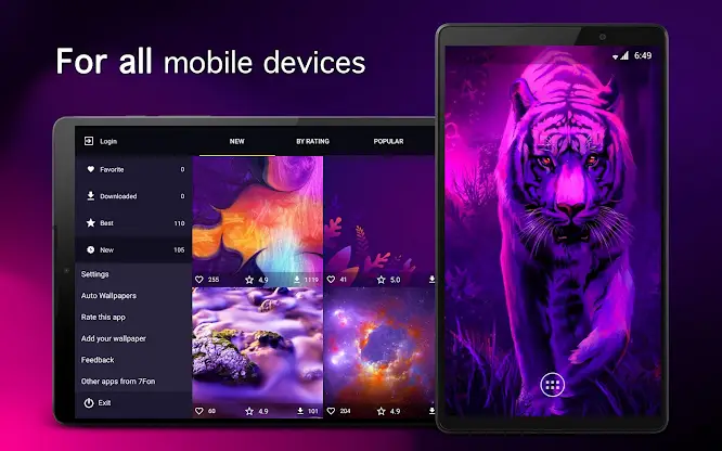 Purple Wallpapers 4K screenshot 5