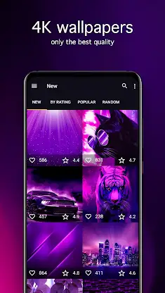 Purple Wallpapers 4K screenshot 1