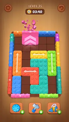 Color Block Puzzle: Wood Slide screenshot 2