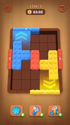 Color Block Puzzle: Wood Slide screenshot 1