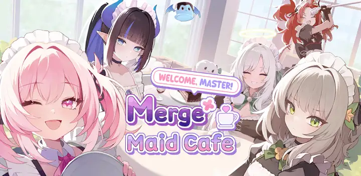 Merge Maid Cafe - Isekai Story — Android game banner