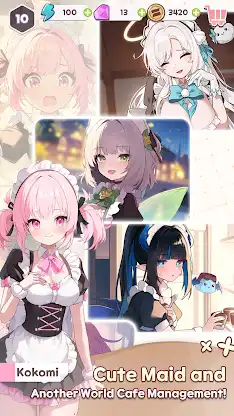 Merge Maid Cafe - Isekai Story screenshot 2
