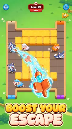 Sheep Rescue: Block Slide screenshot 5