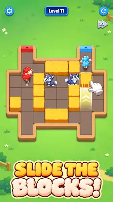 Sheep Rescue: Block Slide screenshot 3