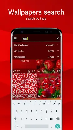 Red Wallpapers 4K screenshot 2