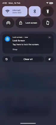 One Click Lock Screen screenshot 3