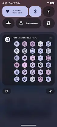 Notification Shortcuts screenshot 1