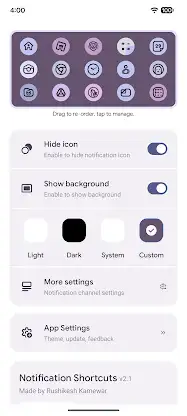 Notification Shortcuts screenshot 3