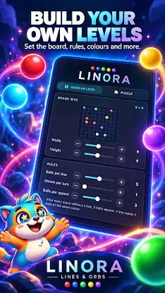 Linora: Lines & Orbs screenshot 2