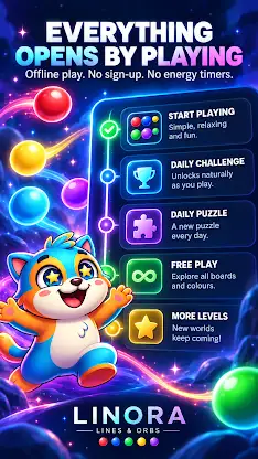 Linora: Lines & Orbs screenshot 8