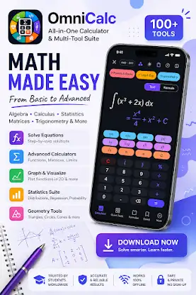 OmniCalc - Calculator & Tools screenshot 2