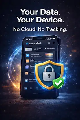 SecurePad – No Cloud Vault screenshot 1