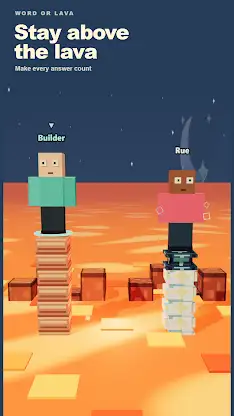 Word or Lava: Word Tower screenshot 2